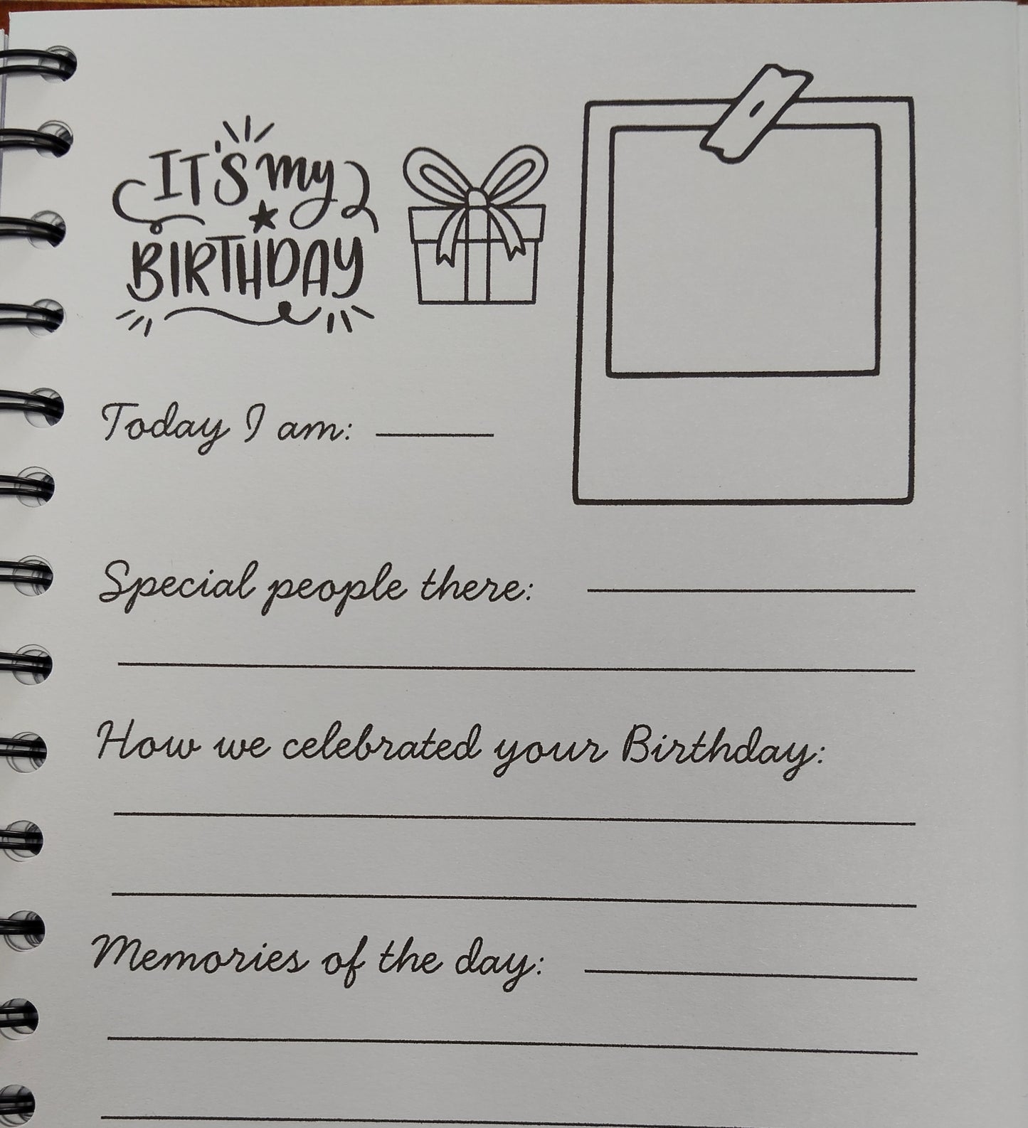 Childhood 'Through the Years' Journal.
